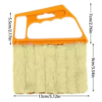 5PCS Detachable Design Microfiber Dust Cleaner Brush Car Window Groove Cleaner Electric Fan