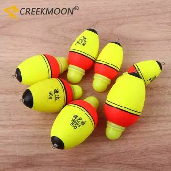 5pcs Foam Float Floats Light Fishing Flotador Electronic Double Optical EVA Fishing Float Fishing Bobber Luminous Fishing Float 20g