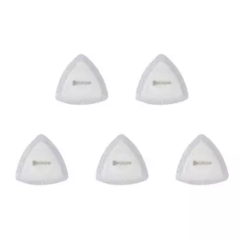 5Pcs Glowing Guitar Picks with LED Light Touch Luminous Bass Plectrum (Green)