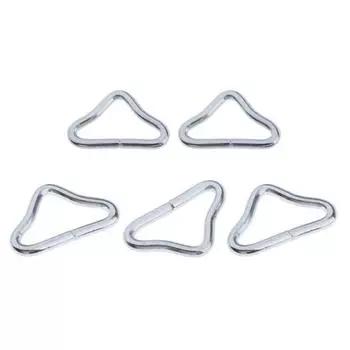 5Pcs High Strength V Rings for Trampoline Replacement Repair Trampoline Triangle Buckle Triangle Rings Buckle V Rings