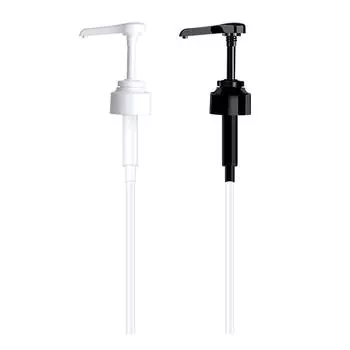 5pcs Kitchen Syrup Liquid Dispenser Juice Bottle Pumps Replacement for Regular Mouth Shampoo Bottles Shower Gel Jar Tube чёрный