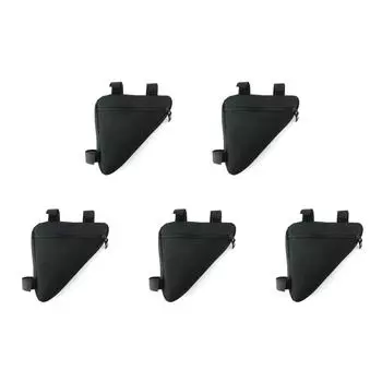 5Pcs Mountain Bike Front Frame Triangle Bag Durable MTB Bicycle Top Tube Bags