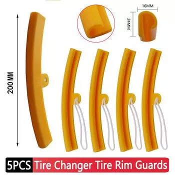 5PCS Multi-function Tire Rim Guards Tyre Repair Changer Tools Tire Rim Guard Wheel Rim Edge Protectors Universal for Car CHINA