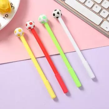 5шт черные чернила Kawaii канцелярские принадлежности милая ручка для письма удобная шариковая ручка обратно в школу красный