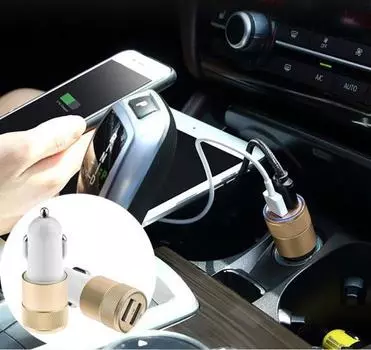 5V 2.1A LED Dual USB Быстрое автомобильное зарядное устройство для iPhone Samsung Galaxy Tablet