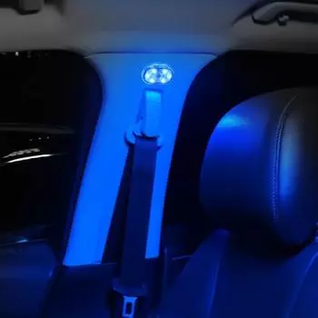 5V LED Ceiling Light with Touch Fastener Car Roof Lighting Touch Sensor Reading Light LED Lamp Interior Light Car Decorations белый