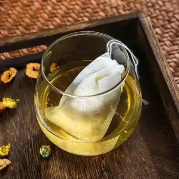 600/50pcs Disposable Teabags Non-woven Fabric Tea Filter Bags for Coffee Spice Tea Bag with Drawstring Filters Kitchen Teaware 50pcs