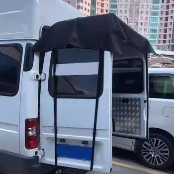 600D RV задняя дверь сарая тент водонепроницаемый прочный чехол чёрный
