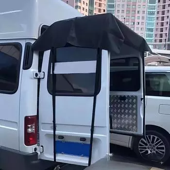600D водонепроницаемый прочный тент для задней двери автофургона для VW и Ford черный тент для задней двери автофургона водонепроницаемый солнцезащитный козырек