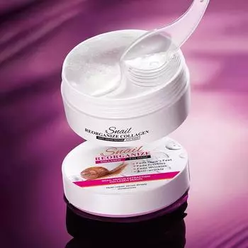 60 шт. Маска для глаз SADOER Snail Collagen, против темных кругов и мешков под глазами, увлажняющая, укрепляющая, патчи для глаз, средства по уходу за кожей вокруг глаз