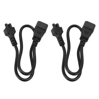 60 см IEC 320 C14 Male to IEC320 C5 Female адаптер кабель универсальный C14 to C5 Power Power Plug