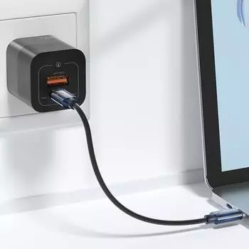 60 Вт USB-кабель для быстрой передачи данных Type-C Micro USB, зарядные линии, мини-многофункциональный зарядный кабель, коробка для хранения, держатель для телефона