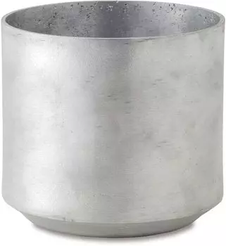 63663 Round pot silver