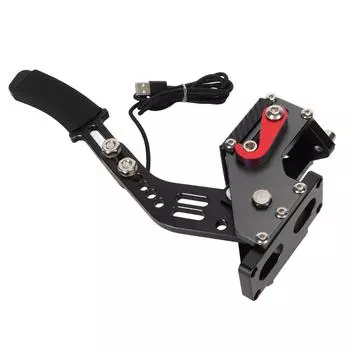 64-битный USB PC Handbrake Plug and Play Высокоточный USB Racing Game Handbrake для Logitech G29 G27 чёрный