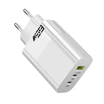 65 Вт 3 порта USB C PD зарядное устройство Quick Charge 3.0 QC 3.0 быстрая зарядка Type C мобильный телефон адаптер для iPhone Samsung Xiaomi путешествия White EU