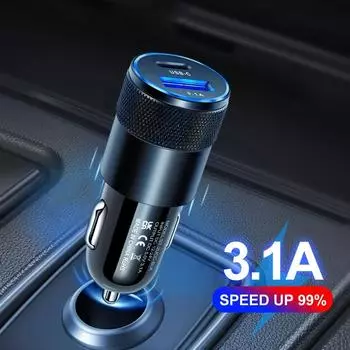 66 Вт автомобильный USB-адаптер быстрое супер автомобильное зарядное устройство прикуриватель PD USB автомобильное зарядное устройство автозапчасти аксессуары для iPhone Xiaomi Samsung