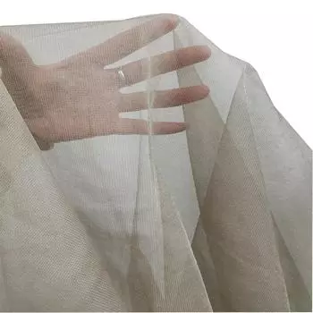 67x150 см 5G Wifi Блокировка EMF EMI RF RFID Экранирование Серебряное волокно Сетка Ткань Проводящая Анти Радиационная Защитная Москитная сетка 67X150CM белый
