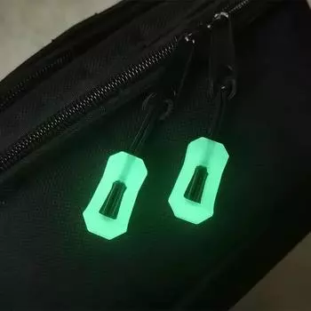 6/1Pcs Luminous Zipper Rope Handle Zipper Rope PVC Slider Head DIY Repair Kit Bags Clothes Zipper Rope Sewing Supplies Accessory