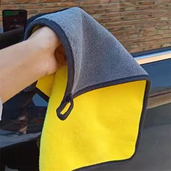 6/1X Car Wash Microfiber Towel 30x30/60CM Car Cleaning Drying Cloth Hemming Car Care Cloth Detailing Car Wash Towelr Accessories