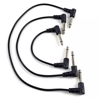 # 6.35mm Guitar Patch Cable Guitar Speaker Amplifier Reusable for Electric Guita 15cm