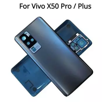 6,56 для Vivo X50 Pro Plus задняя крышка батарейного отсека задняя дверь корпуса стекло для vivo X50 Pro plus замена крышки батарейного отсека Camel leather