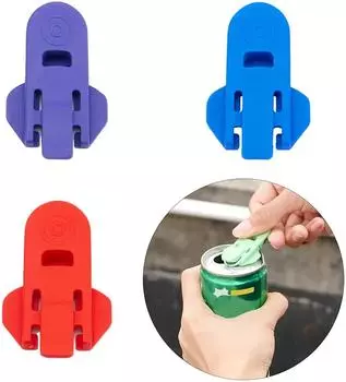 6 Handheld Beverage Bottle Openers For Beer Cola And Other Soda Cans Simple And Easy To Open Dustproof And Not Harmful To Hands