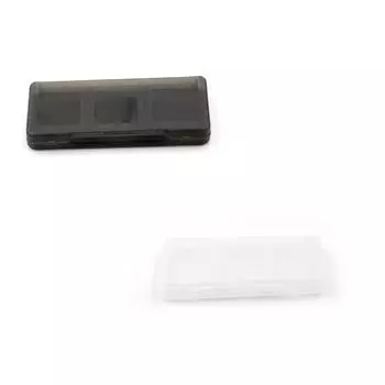 6 In1 пластиковый держатель для хранения игровых карт чехол коробка 3Ds Dsi Ds Nds чёрный