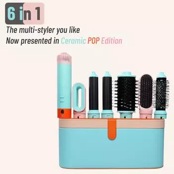 6 In 1 Multi Styler New Design Hair Dryer For Hair 6 in 1 hair styler With Curling Barrel Hot Air Brush Styling Tool MultiStyler us