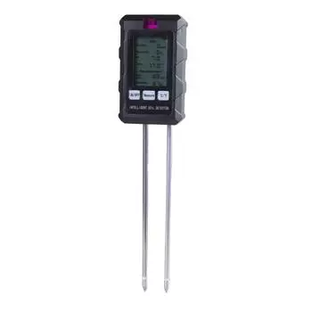 6 in 1 Soil Tester with LCD Display Portable Soil Testing Device for Moisture Fertility Temperature & pH Monitoring