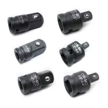 6 Piece Socket Adapter Set for Quick Conversion Versatile Socket Converter Kits Compact and Portable Socket Converter