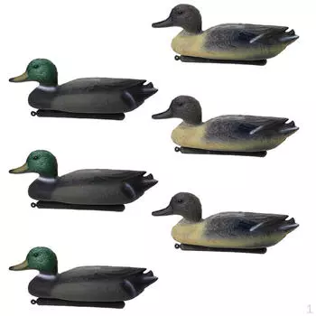 6 шт. 3 DECOY Плавающая приманка с килем для улицы