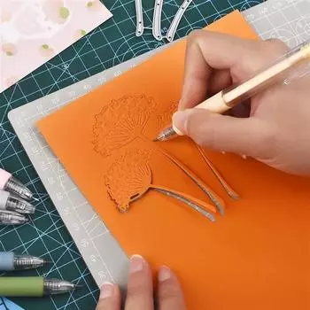 6 шт. Kawaii Art Utility Knife Pen Paper Cutting Carving Tools DIY Craft Supplies