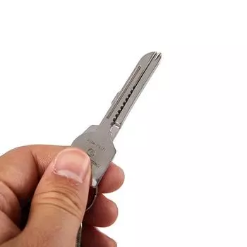 6 в 1 Edc Multi Pocket Keytool Carabin Многоцелевой брелок для гаджетов Зажим Gear серебряный
