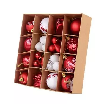 6CM Christmas Ball Ornaments Big Xmas Tree Hanging Pendant Snowflake Merry Christmas Decoration for Home 2024 Noel New Year Gift as picture