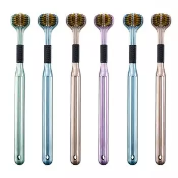 6PCS Inter-Dental Soft-bristled Toothbrush Gingival Sensitivity Deep Cleaning U-shaped Tooth Cleaning Family Pack Soft Bristle