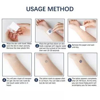 6Pcs/Set Red Butterfly Waterproof Temporary Tattoo Stickers Arm Ankle Female Fake Tattoo Collarbone Flower Art Tatoo