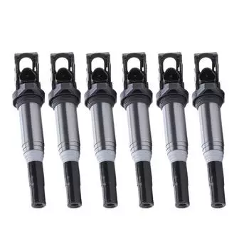 6x Катушка зажигания для BMW 1 3 5 6 7 серии X3 X5 X6 Z3 Z4 Mini Cooper 12138616153
