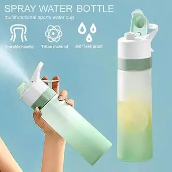700 мл бутылка для воды для девочек, спорт на открытом воздухе, фитнес, чашка для воды, большая емкость, распылитель, без BPA, посуда для напитков, дорожные бутылки 0.7L