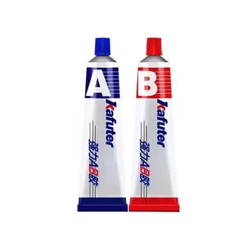 70 г A + B Клей Клей для стекла, пластика, дерева и мрамора, быстросохнущий универсальный клей