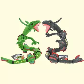 75 см Pokemon Sky Dragon плюшевая кукла мультфильм аниме Rayquaza плюшевые игрушки мягкая кавайная кукла-дракон подарок на день рождения для детей
