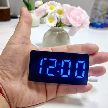 7*4 см цифровой будильник 3 будильника с питанием от USB для спальни офиса кабинета красный