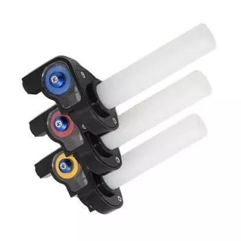 7/8 22mm Gas Throttle Settle Grips Motorcycle Handle Bar Quick Twist Throttle Twist Grips For Dirt Pit Bikes ATV GPX SDG Parts синий