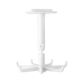 7-Claws Hook Kitchen Hanger Storage Rack Organizer Handbag Hanging Punch-free Multi-function for Home Bathroom Door чёрный