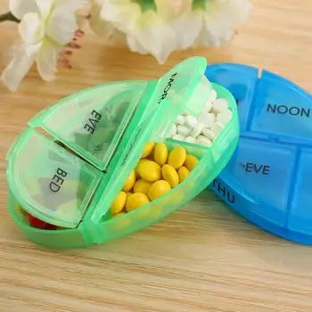 7 Day Pill Box Case Medicine Organizer Tablets Holder Dispenser Waterproof and Portable
