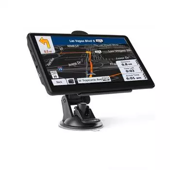 7-дюймовый GPS-навигатор с памятью 8 ГБ и бесплатными картами, сенсорный экран, встроенная игра, электронная книга, календарь/калькулятор/поддержка преобразования единиц измерения, FM-радио, MP3, MP4. Car navigation чёрный