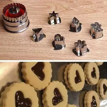 7 шт. DIY кулинария торт печенье резак для теста фрукты овощи слайсер формы для выпечки кулинария инструменты резак формы для выпечки