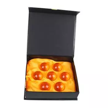 7pcs Anime Balls Set Cosplay Props Acrylic Collectible High Reproduction Transparent Star Balls белый