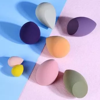 7pcs Makeup Sponge Dry Wet Dual-use Beauty Egg Cosmetic Puff Foundation Sponges Powder Puffs Women Cosmetic Make Up Beauty Tools