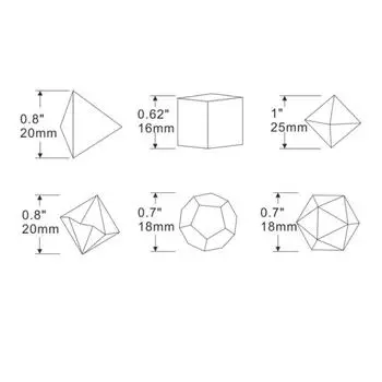 7PCS Polyhedron Dice Set With 7 Carved Patterns Game Dice Set, Gaming Gift-Add Fun To Your Board Games!
