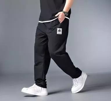 7xl 6xl Хип-хоп джоггеры уличная одежда мужские карманы шаровары мужские брюки большого размера 7XL чёрный